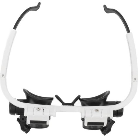 Beyamis Loupe frontale 8X 15X 23X avec support mains libres et 2 lampes LED pour la réparation de montres (1/5)