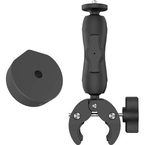 Support de pince de poteau pour Mini appareil Satellite, support d'angle réglable universel avec adaptateur sur les échelles de camping-car, poteaux de Yacht et noir (1/5)