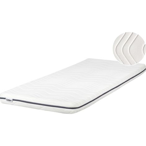 Materasso in Schiuma Viscoelastica Durezza Media Grigio e Bianco 80 x 200 cm Petite (1/5)