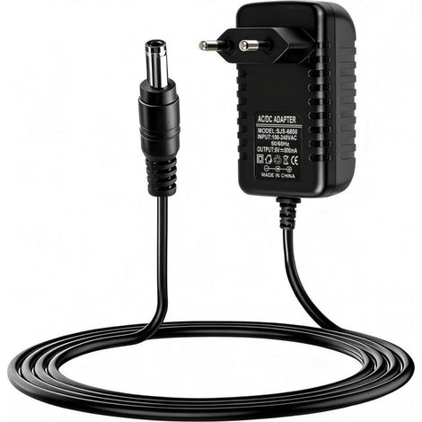 Chargeur automobile 6 V / 800 mA pour véhicules électriques enfants – prise DC 5,5 × 2,1 mm – câble 1,2 m (1/5)