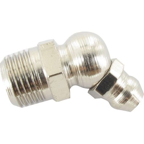 Graisseur à 45° pour lubrification – Pas américain 1/8 – Accessoire d'entretien outils motorisés – Usage professionnel (1/2)