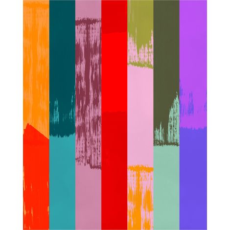 Komar Wandtapete - Fehlfarben - 250 x 200 cm - Vlies Digitaldruck - Modern