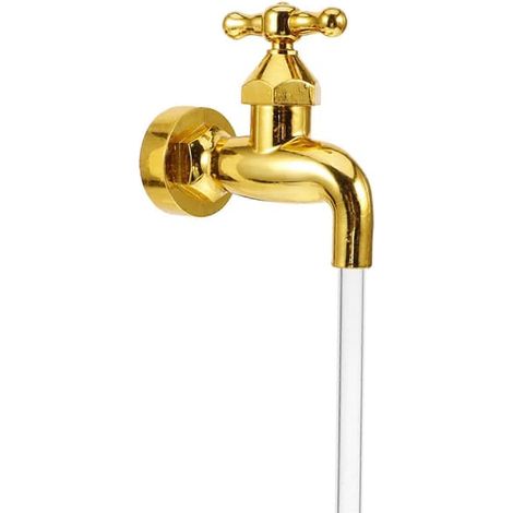 ensemble arrosoir fontaine robinet invisible décoratif robinet flottant extérieur (1/2)