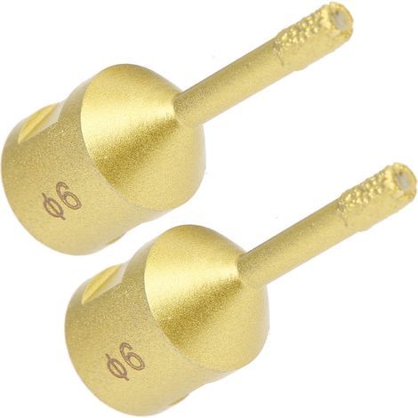 Foret Diamant M14 6mm pour Carrelage, Granit et Pierre - 2 Pièces (1/5)