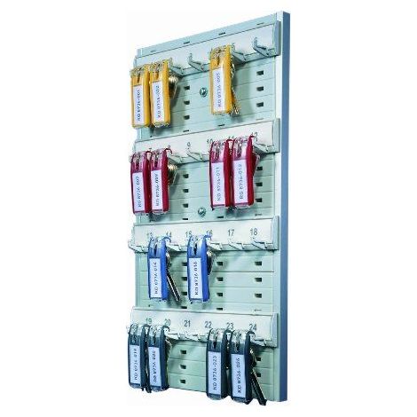 Durable Schlüsselhalter KEY BOARD 24 - 1956 195610 Anzahl Haken 24 Silber (1/2)