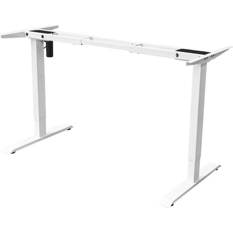 Support de bureau seul - Moteur simple - Blanc