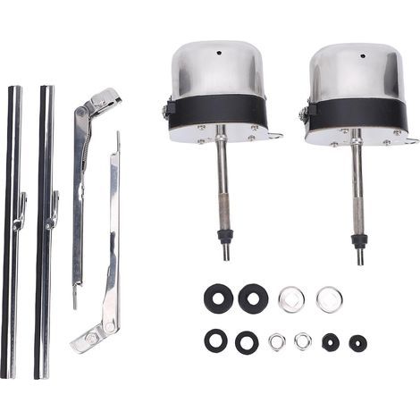 Windshield Wiper Motor S6558 - Stainless Steel - For Classic Cars, Vintage Boats, ATVs - Restoration (1/5)