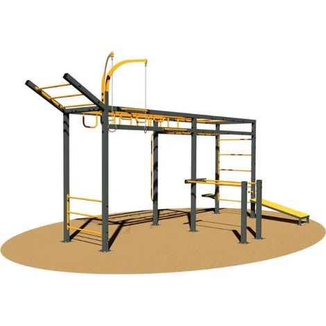 Stazione calisthenics Sansone 997 Giochipark cm580x295x327h acciaio zincato (1/2)