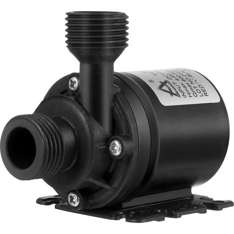 Pompe à eau submersible sans balais DC 12 V - silencieuse - 800 l/h - 5 - Pour aquarium, fontaine, système de circulation de l'eau solaire (1/5)