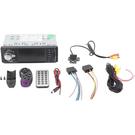 Lecteur MP5 Bluetooth Voiture 4.1" avec Caméra, Vidéo, Radio FM, AUX, Carte Mémoire, USB et Télécommande (1/5)