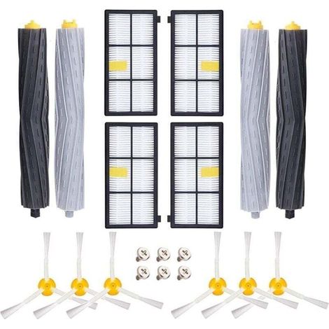 Accessoires Remplaçant kit iRobot Roomba 800 900 Série 800 850 860 865 866 870 871 872 875 876 880 886 890 891 895 896 897 900 950 960 965 966 967 969 970 971 974 975 976 980 981 989 996 (1/4)