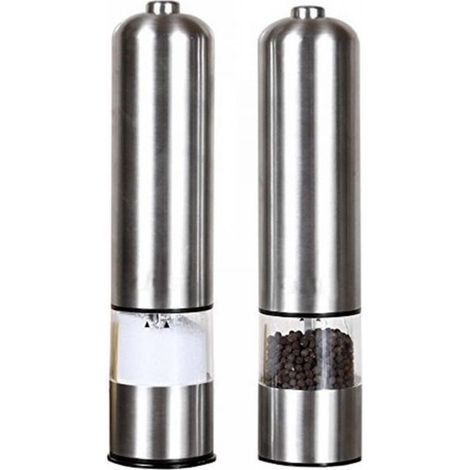 Moulin à poivre ou à sel en acier inoxydable Herzberg HG8106 (1/5)
