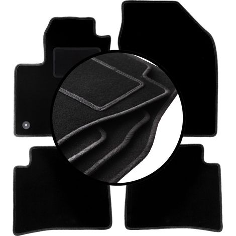 Ensemble de tapis en velours pour : Toyota Prius IV à hayon (2017-) (1/5)