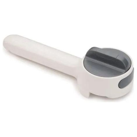 Apriscatole grigio Joseph Joseph Can-Do Plus dal design ergonomico e facile da usare per aprire le lattine in modo rapido e sicuro, ideale per la cucina. (1/3)