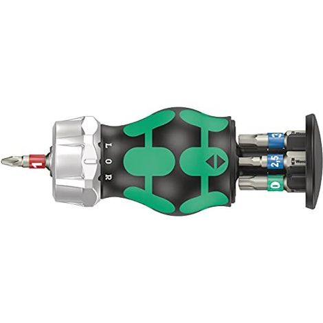 Wera 05004185001 Bicycle Set 5, Destornillador de carraca con cargador de puntas, 7 piezas (1/5)