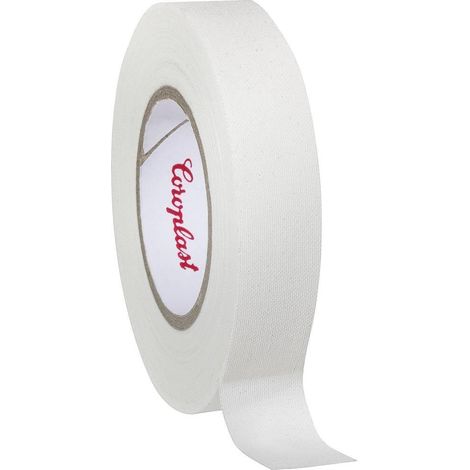 Coroplast 44224 Cinta adhesiva tejida blanca 15 mm x 10 m