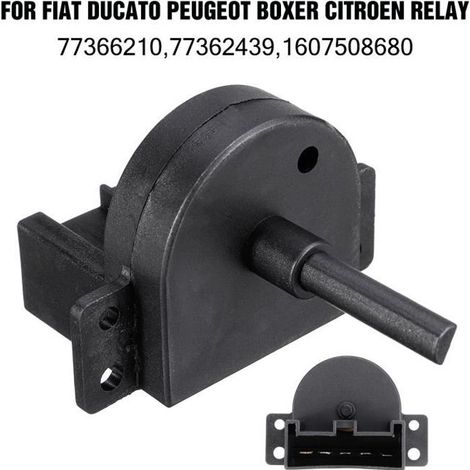 Le boîtier de commande de ventilation T4W 77362439 est compatible avec les modèles Fiat Ducato, Peugeot Boxer et Citroën Relay (06-18). (1/4)