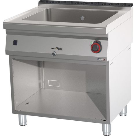Bain-marie GN 2/1 avec soubassement - 200 mm - 3200W - Casselin