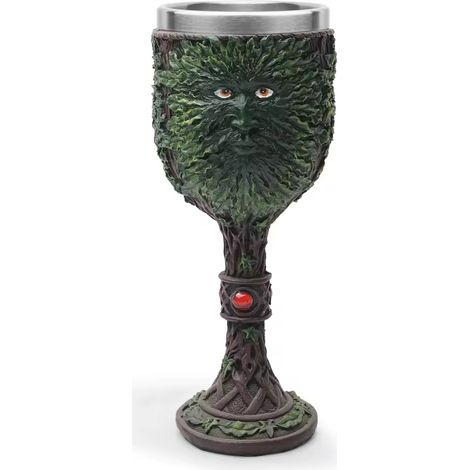 Epischer Fantasy-Kelchbecher – Druid Spirits Edelstahl 200 ml (1/5)