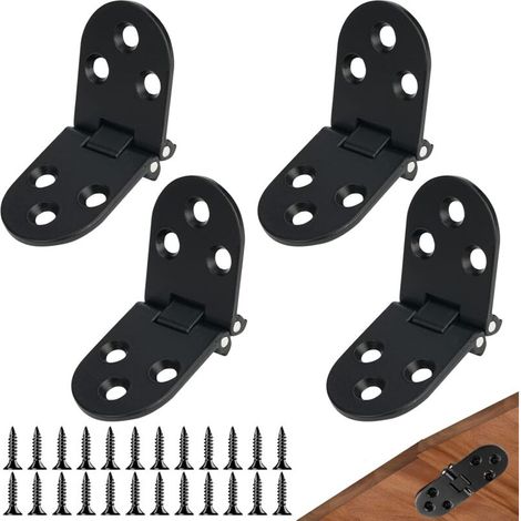 piezas de bisagras planas para puertas plegables, bisagras para puertas plegables, bisagra abatible plegable, bisagra de aleación para máquina de coser de mesa, bisagra abatible plegable Av-Crezuo