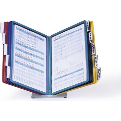 DURABLE Vario Tavolo 10 Pannelli Polipropilene Multicolore