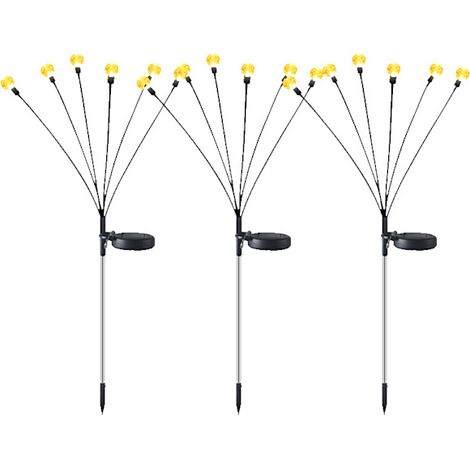 Lampe solaire Firefly avec 6 LED pour le sol (1/4)