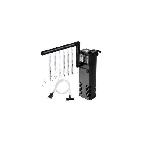 Filtre de débit d'eau d'aquarium 4W 300L/H, filtre interne d'aquarium 60L, pompe d'aquarium avec filtre pour poissons éponge