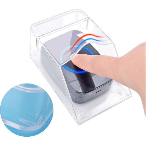 Couvercle de sonnette transparent et étanche pour sonnette sans fil - FFY (1/4)