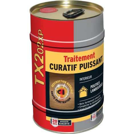 Traitement curatif pour bois très infestés – Spécial charpentes et poutres – Application facile – Résultat durable – Cecil