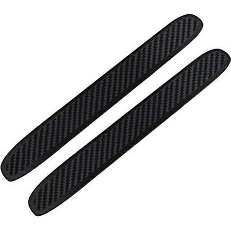 Bandes de protection en caoutchouc pour pare-chocs de voiture, protections latérales avant et arrière en fibre de carbone pour SUV, monospace et pick-up, lot de 2 (1/5)