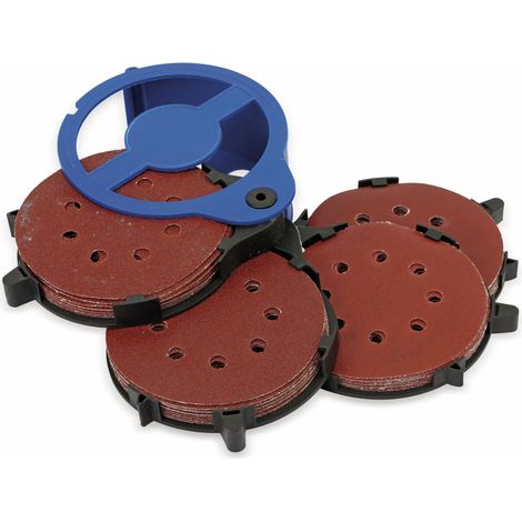 DAYTOOLS Set de disques abrasifs SS-40, Ø 125 mm, 40 pièces (1/3)