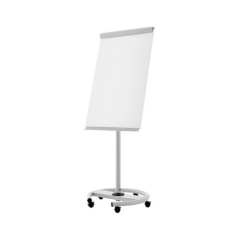 Flipchart Schreibfläche B680xH1065mm creme/lichtgrau fahrbar MAGNETOPLAN (1/5)