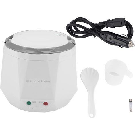 Cuisinière multifonction portable (24 V, blanche) 1,6 L, idéale pour les camions, 140 W (1/5)