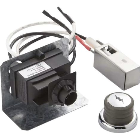 Zündset für Gasgrills inklusive elektronischem Druckknopfzünder und Keramikelektrode für die Modelle E-310 und E-320 (1/5)