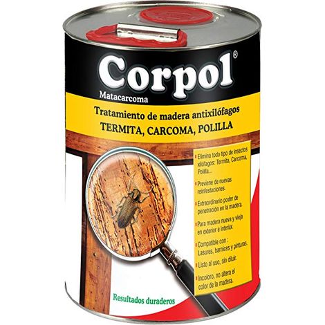 Insetticida Corpol contro legno, termite, falena - 5 litri