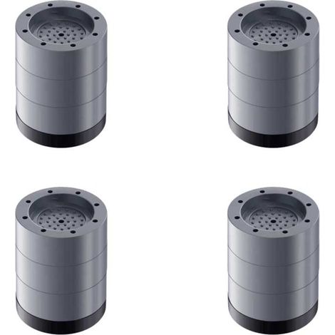 Pieds Antidérapants pour Machine à Laver - Élévation 8,5cm, Triple Couche, Jeu de 4 (1/5)