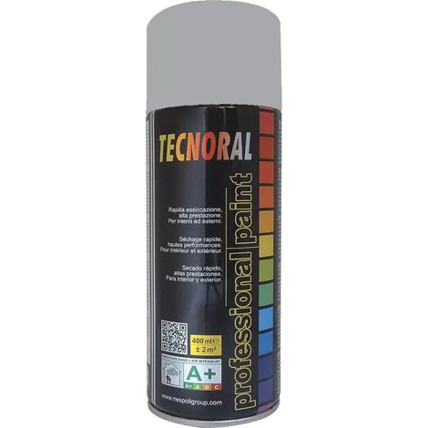 Bombe de peinture TECNORAL (Nespoli) Alu clair 0,4 L (1/2)