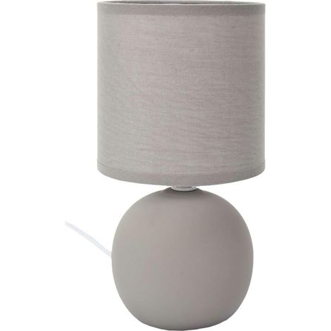 Lampada da tavolo ORBA, grigia, 25 cm, sferica (1/5)