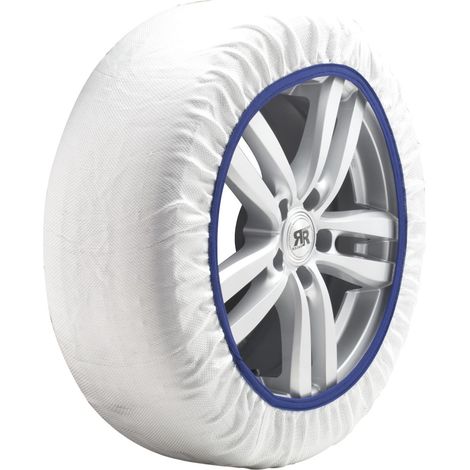 Chaînes neige textile Easy Sock taille L – Antidérapantes – Homologuées B26 – Installation facile – Compatibles ABS, ESP/EPS – Carall