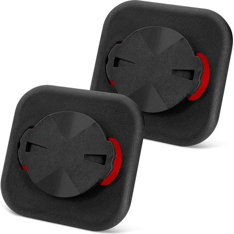 Mobiler Telefonadapterhalter - Telefonhalter für Fahrräder auf beiden Seiten mit dickem Kunststoff 40 x 40 mm, Telefonhalteradapter für Rennrad- und MTB-Touren (2)