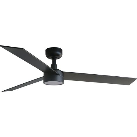 RUDDER 3 L Ventilator schwarz/Nussbaum 20W SWT