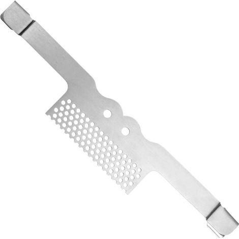 Grille Anti-Graisse pour Plancha - Porte-Spatule avec Égouttoir à Graisse,Support pour Ustensiles de Cuisson en Acier Inoxydable Barbecue Camping Cuisson en Extérieur Accessoires pour Plancha