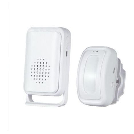 Motion Detector Door Chime for Business Store Entrance, Passage, Motion Detector Alarm, Wireless Outdoor Detector Alarm, Wireless Home Alarm, 1 Sensor and 1 Rec (1/5)