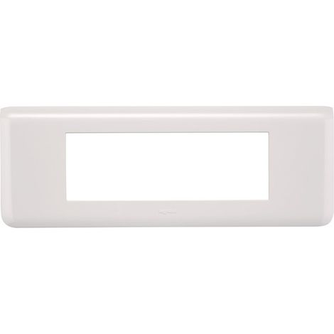 Plaque Mosaic 6 modules - Rectangle - Horizontale - Blanche (1/2)