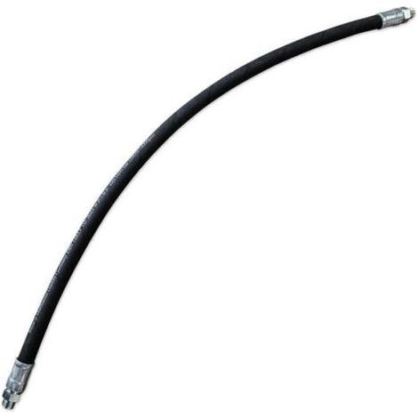Flexible de graissage 500 mm – Caoutchouc armé – Pression max 400 bars – Filetage 10x100 pour outils motorisés (1/3)