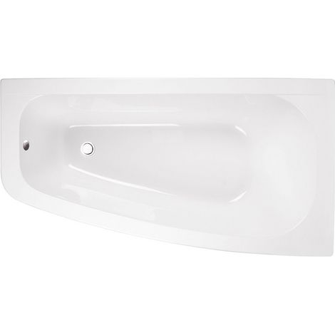 Baignoire asymétrique Droite - LUNA - 150 x 80 - avec Tablier - Repose Tête OFFERT (1/5)