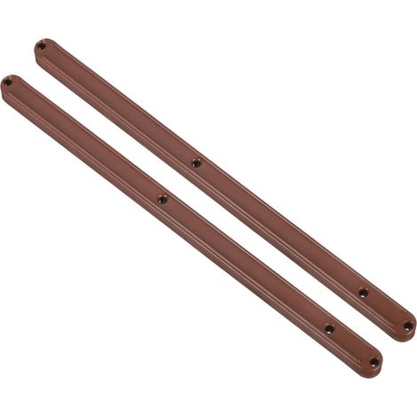 Schubladenauszüge, 2 Stück 300mm - Kunststoff Schubladenführungen, seitlich montierte gerillte (1/5)
