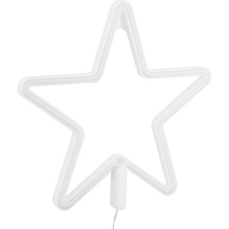Guirlande lumineuse LED étoiles, néon, pour demandes en mariage, mariages, fêtes de famille, anniversaires, chambres d'enfants, alimentation USB ou piles, rose (1/5)