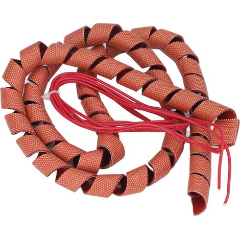 Spiralförmiges Silikon-Heizband für Rohrbegleitkabel, Frostschutz, 220 V, 70 W, 12 mm Außendurchmesser (1/5)