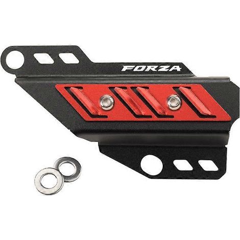 Cache-tube de roue arrière Honda FORZA 350 NSS350 modifié, protection de tube en alliage d'aluminium (C FORZA ROUGE) (1/5)